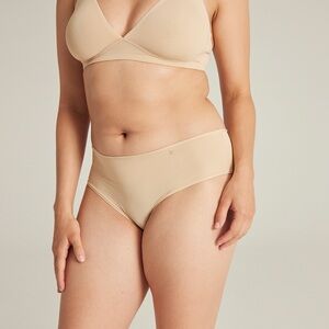 NUDEA The Stretch Mid Rise Bikini Brief - Bare 01